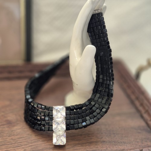 Coast black beaded statement - coast,