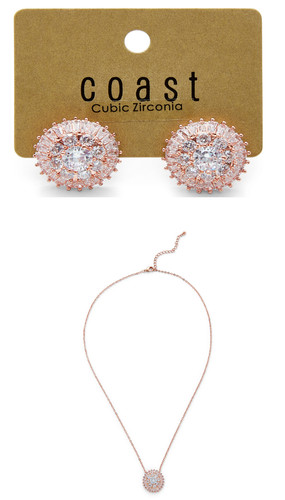 Coast cubic zirconia - cubic, rose