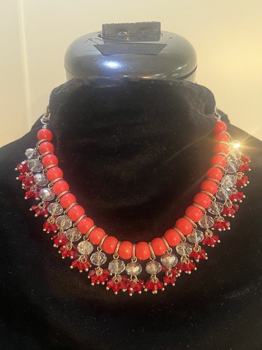 Coast necklace red - necklace, &