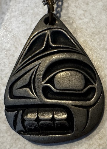 Raven necklace northwest coast - raven,
