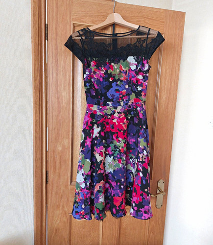 Coast fit flare floral - fit, &
