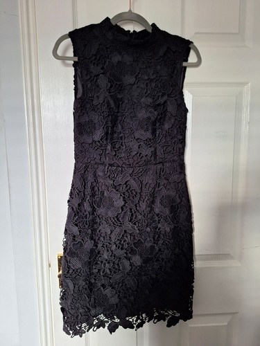 Coast black lace crochet - black,