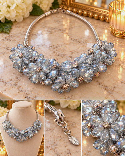 Coast silver tone statement - silver,