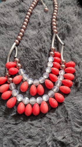 Coast red grey - &, beaded