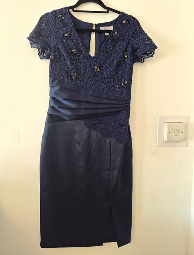 Coast navy lace floral neck - coast,