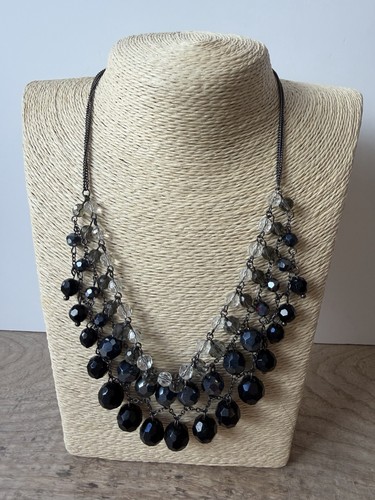 Coast black grey clear - clear, bead