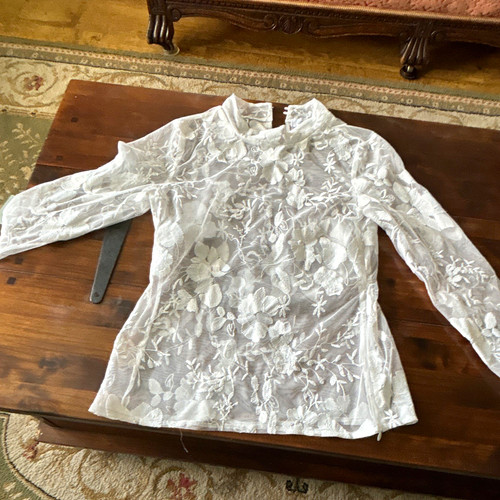 Coast white sheer lace - white,